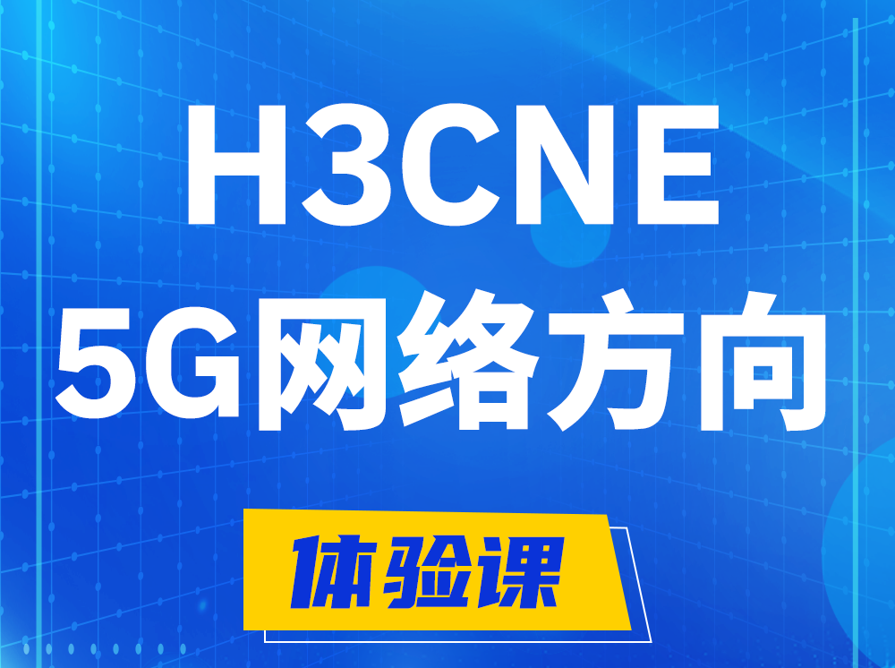 沙洋H3CNE-5G网络工程师认证培训课程